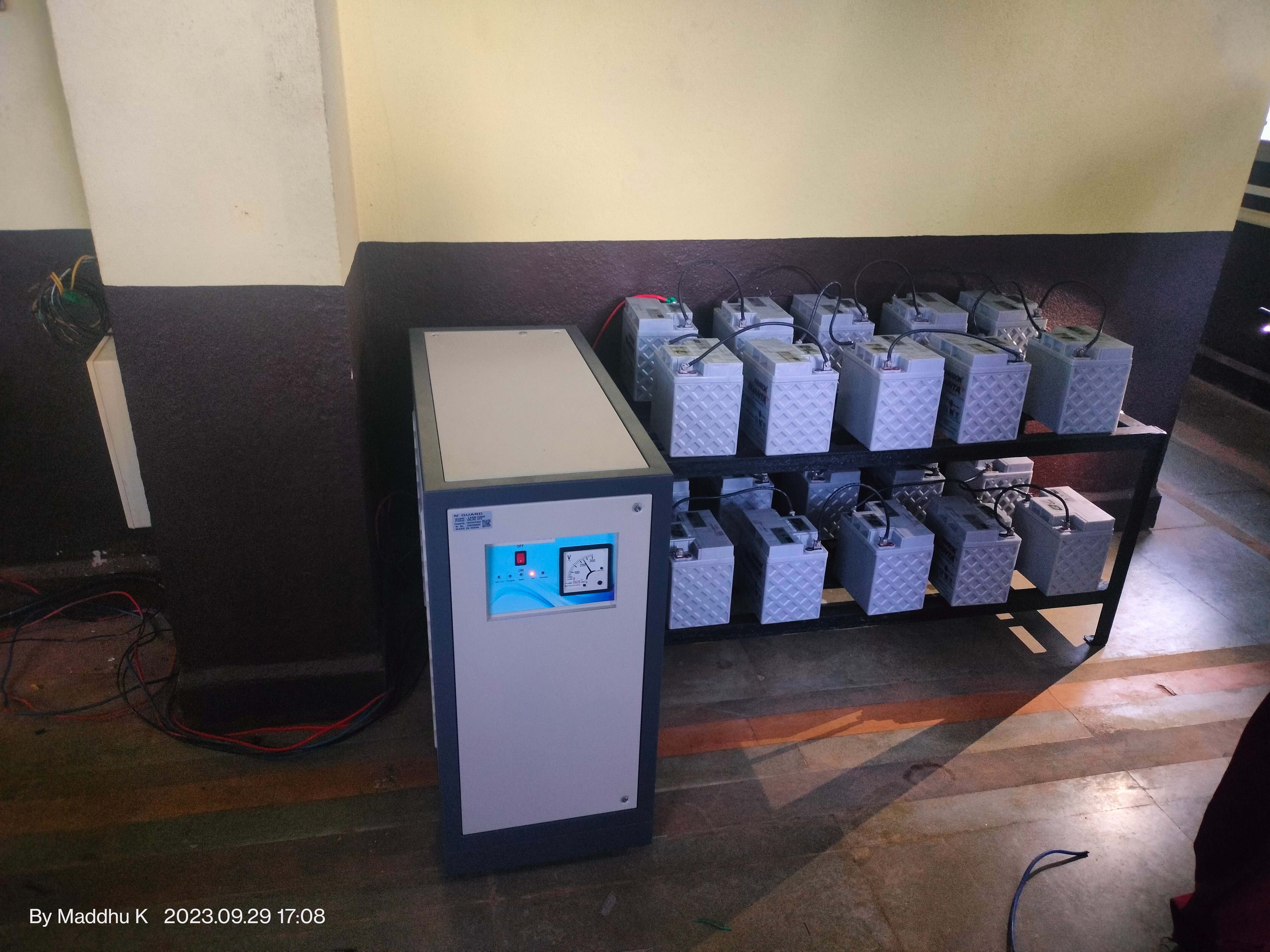 Large UPS installation - enterprise-grade power backup infrastructure