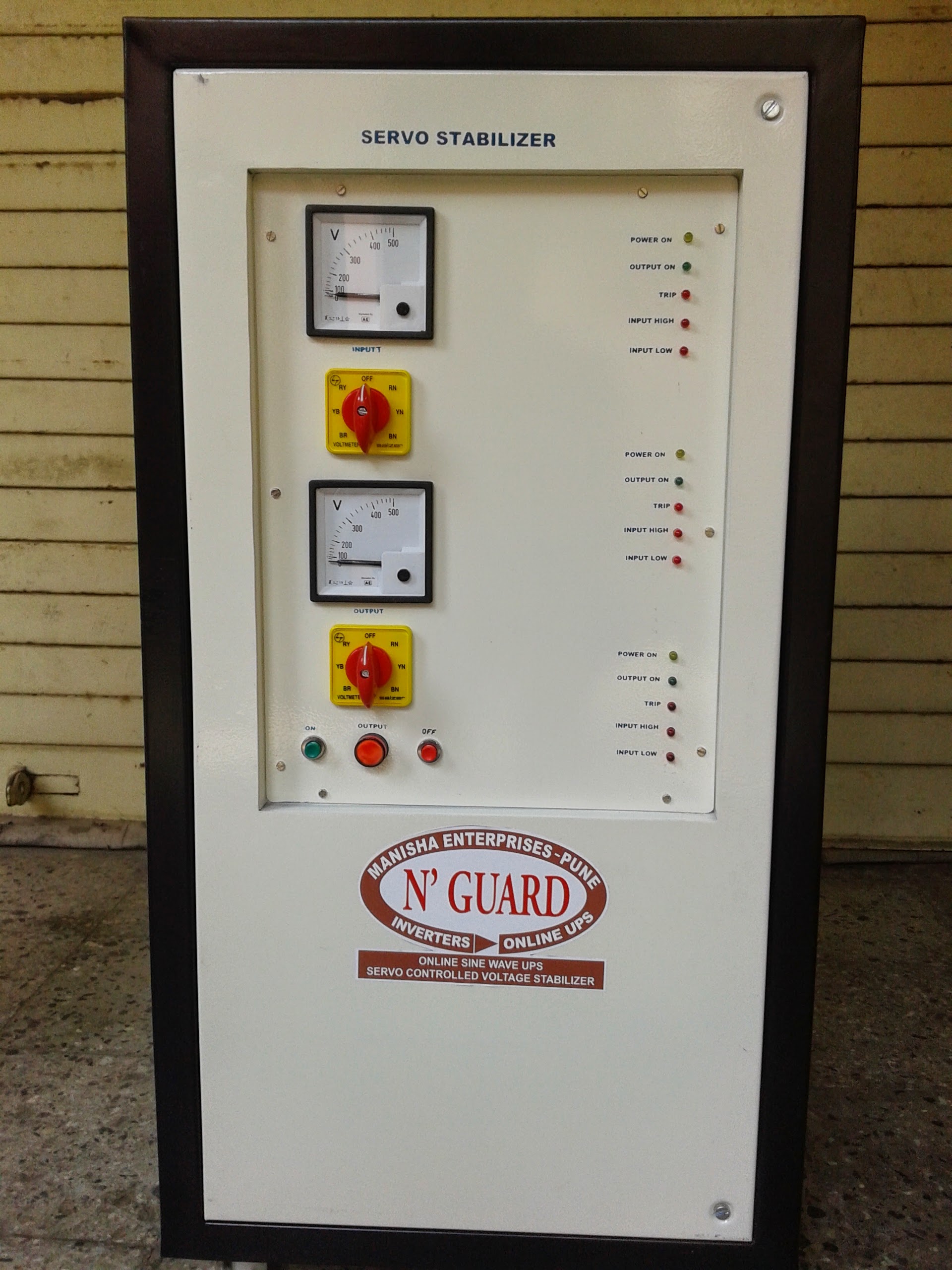 Servo stabilizer unit - industrial grade voltage regulation system